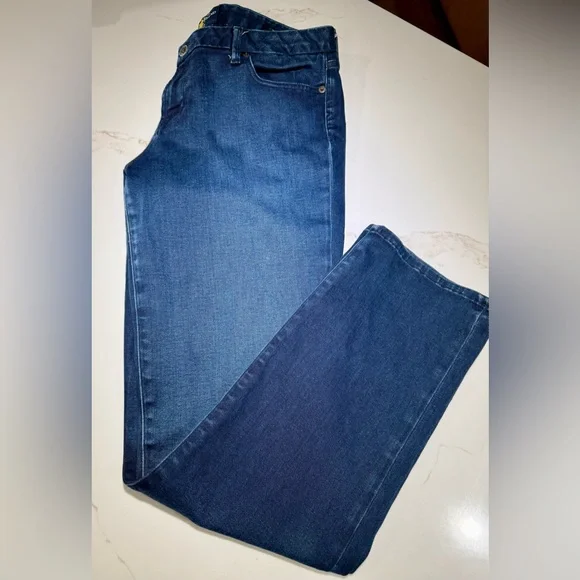 LUCKY BRAND Jeans, Sweet Jean Straight, Dark Blue Size 14/32 - Picture 3 of 9